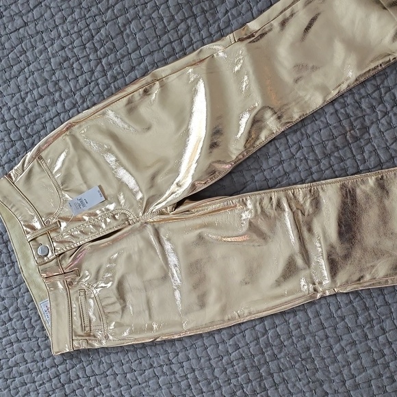GAP Pants - Rose Gold Metallic Women's Pants - Picture 2 of 14